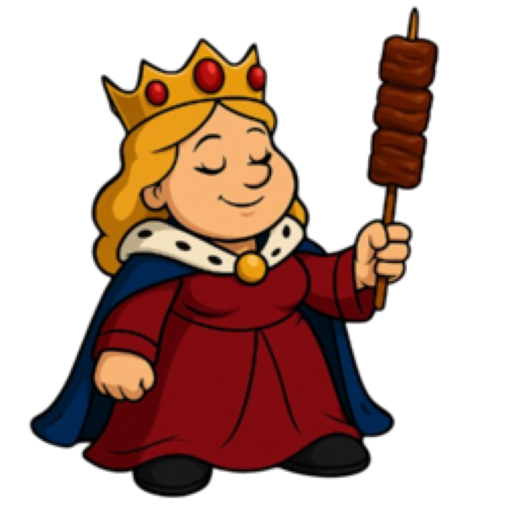 Souvlaki Queen mascot